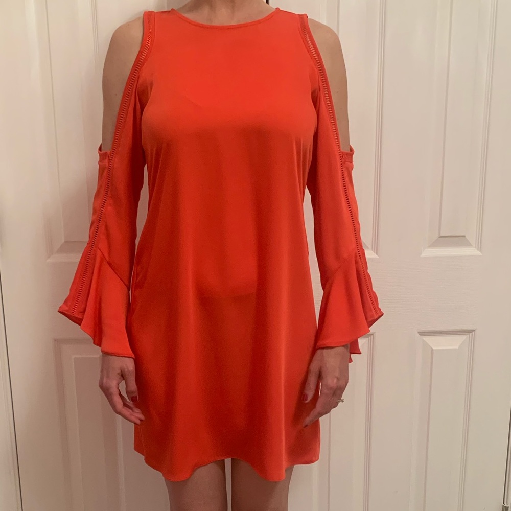 Dresses, LAUNDRY, size 2, color red-coral